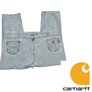 Carhartt Jeans B18-STW Workwear Jeans Mens‎ 50x30 Western Utility Outdoors Farm